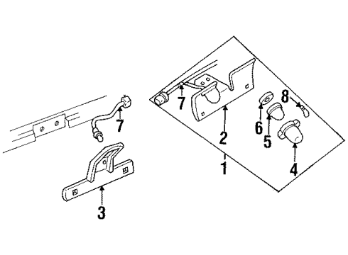 1994 Chevy C2500 License Lamps Diagram