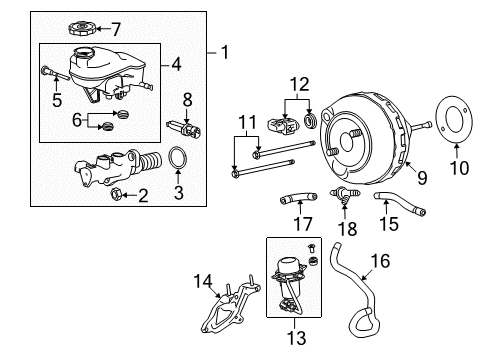 2010 Cadillac SRX Dash Panel Components Diagram 2 - Thumbnail