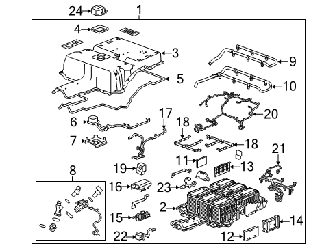 2015 Chevy Spark Harness Asm,Auxiliary Battery Wiring Diagram for 22996825