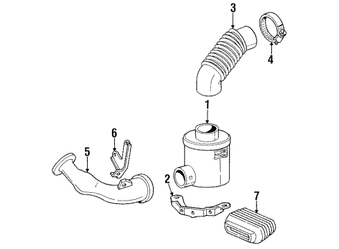 1988 Pontiac Grand Am Air Intake Diagram 2 - Thumbnail