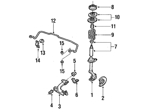 1988 Pontiac LeMans Grommet Diagram for 2875013