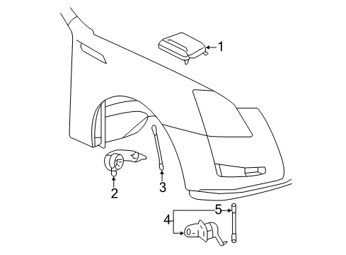 2014 Cadillac CTS Electrical Components Diagram 10 - Thumbnail