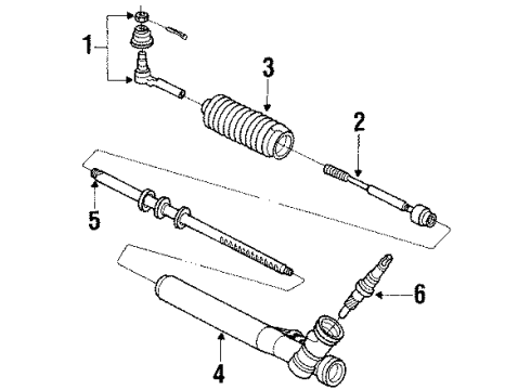 1989 Buick Reatta Hose Asm Diagram for 26021112