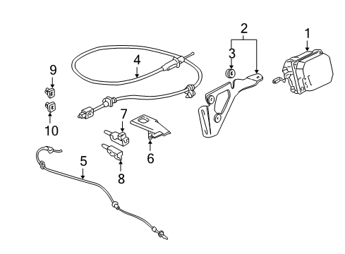 2001 Cadillac DeVille Switches Diagram 1 - Thumbnail