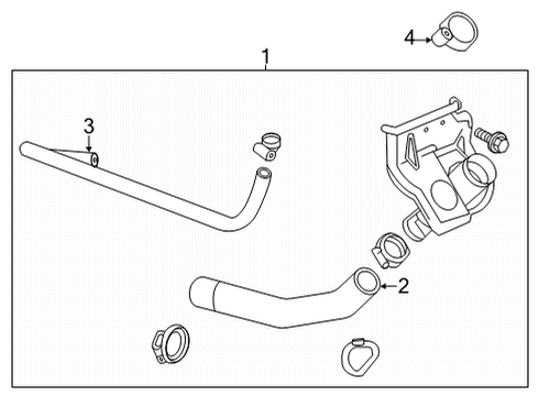 2023 Chevy Silverado 2500 HD Fuel System Components Diagram 1 - Thumbnail