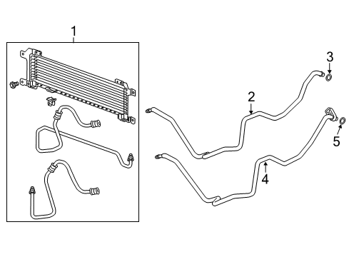 2005 Cadillac STS Trans Oil Cooler Diagram