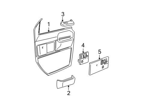 1990 Chevy Astro F, Rest Assembly Diagram for 15591931