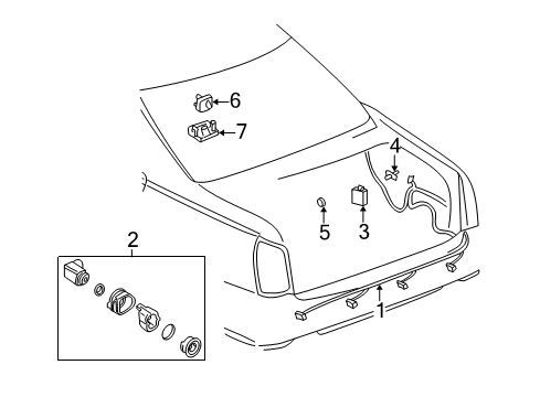 2004 Cadillac Seville Electrical Components Diagram 3 - Thumbnail