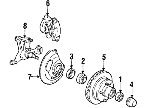 1984 Chevy El Camino Front Brakes Diagram