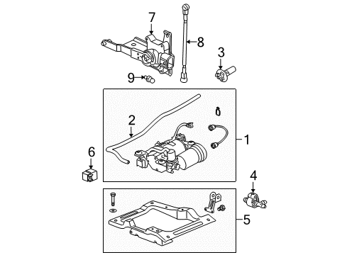 2006 Buick Rendezvous Ride Control Diagram