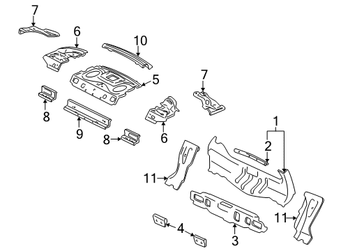 2001 Chevy Monte Carlo Rear Body Diagram