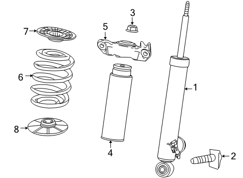 2012 Buick Regal Shocks & Components - Rear Diagram