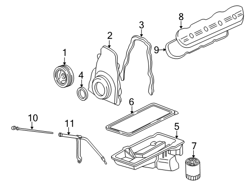 2007 Chevy Silverado 3500 Classic Filters Diagram 4 - Thumbnail