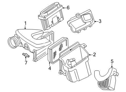 2002 Cadillac Seville Air Intake Diagram