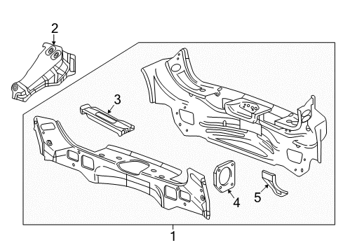 2017 Buick Envision Rear Body Diagram