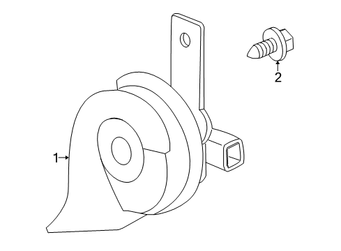 2009 Saturn Outlook Horn Diagram