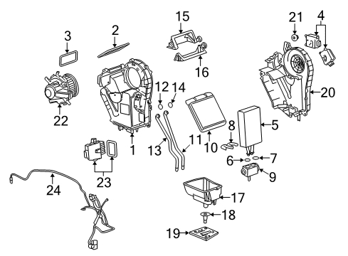 2017 Buick Enclave Auxiliary Heater & A/C Diagram