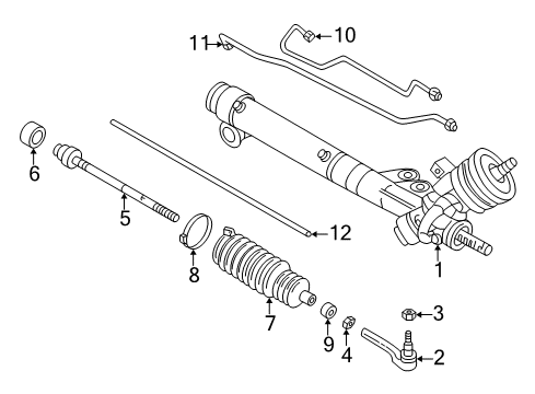 1998 Cadillac Seville P/S Pump & Hoses, Steering Gear & Linkage Diagram 2 - Thumbnail