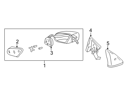 2002 Chevy Camaro Mirrors, Electrical Diagram 2 - Thumbnail