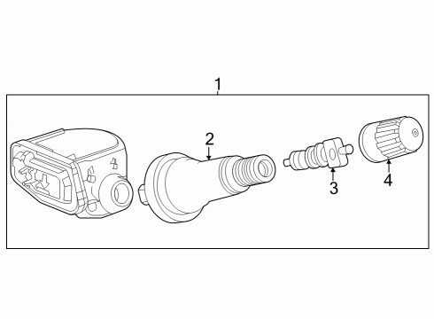 2024 Buick Encore GX Tire Pressure Monitoring Diagram