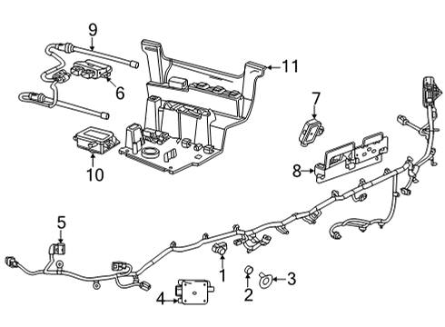 2021 Chevy Suburban Lane Departure Warning Diagram 1 - Thumbnail