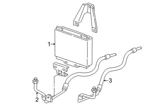 1998 Chevy C2500 Oil Cooler Diagram 3 - Thumbnail