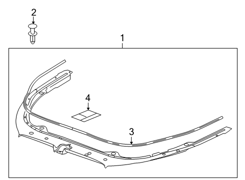 2013 Buick LaCrosse Splash Shields Diagram