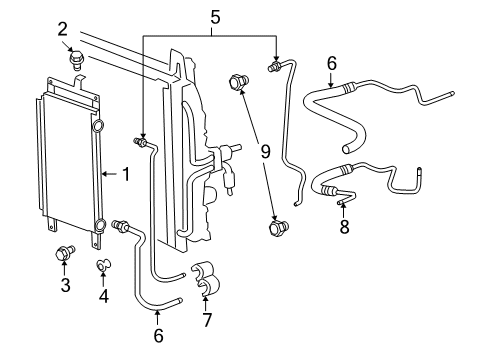 2009 Chevy Impala Bolt/Screw F/R Side Door Locating Diagram for 11516897