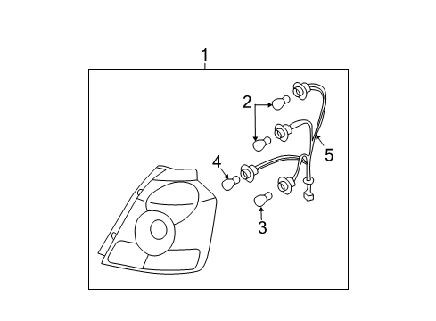 2005 Chevy Aveo Tail Lamps Diagram 1 - Thumbnail