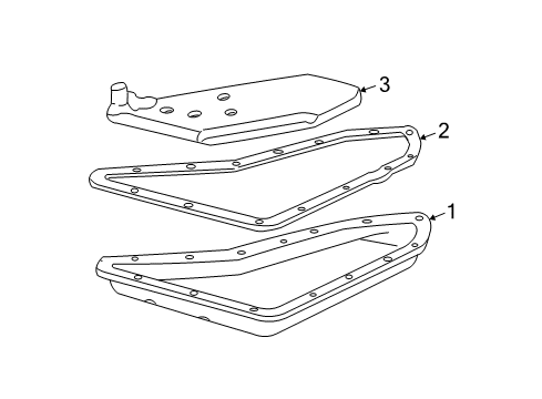 1999 Pontiac Sunfire Transaxle Parts Diagram 1 - Thumbnail