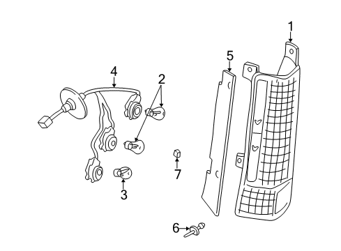 1996 Chevy P30 Tail Lamps Diagram 1 - Thumbnail