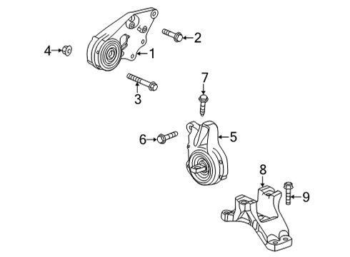 2022 GMC Hummer EV Pickup Traction Motor Components Diagram 2 - Thumbnail