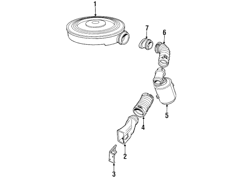 1984 Oldsmobile Cutlass Ciera Air Intake Diagram 3 - Thumbnail