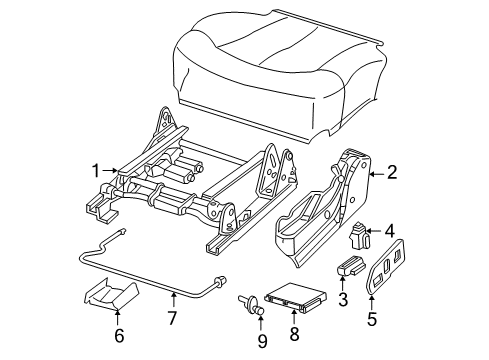 2001 Chevy Silverado 3500 Tracks & Components Diagram 3 - Thumbnail