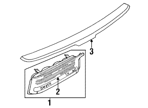 1991 Buick LeSabre Tail Lamps Diagram