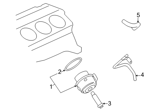 2006 Saturn Relay Oil Cooler Diagram 1 - Thumbnail