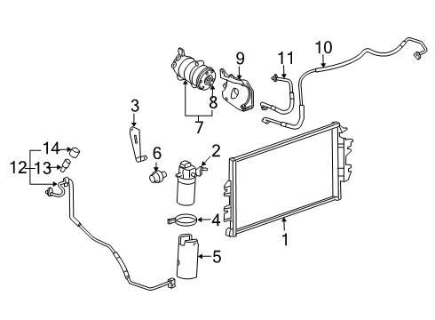 2007 Chevy Express 3500 Air Conditioner Diagram 1 - Thumbnail