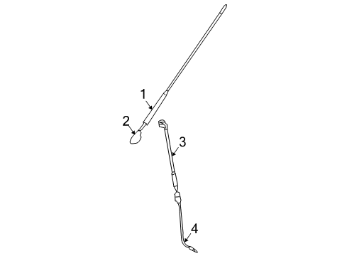 2008 Chevy Aveo5 Antenna,Radio Diagram for 96460481