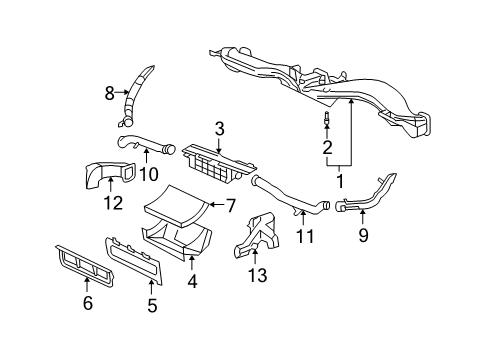 2009 Chevy Corvette Ducts Diagram