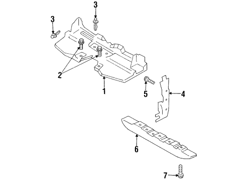 1999 Chevy Monte Carlo Air Baffle Diagram