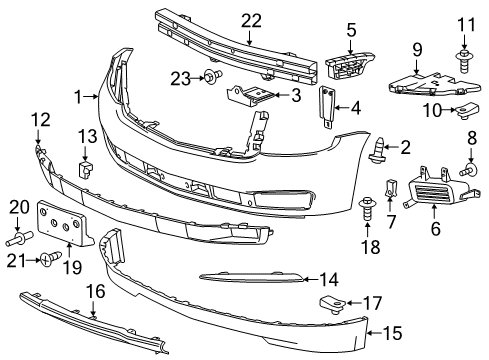 2016 Chevy Suburban Bolt Assembly, Hx Head W/Conical Washer Diagram for 11589164