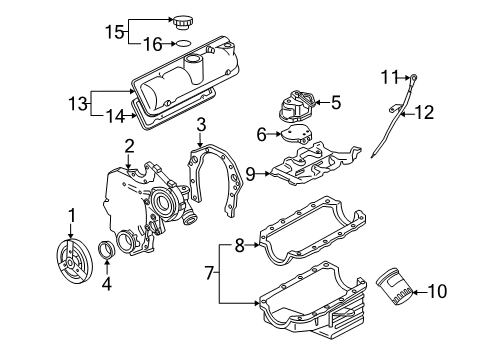 2005 Chevy Uplander Filters Diagram