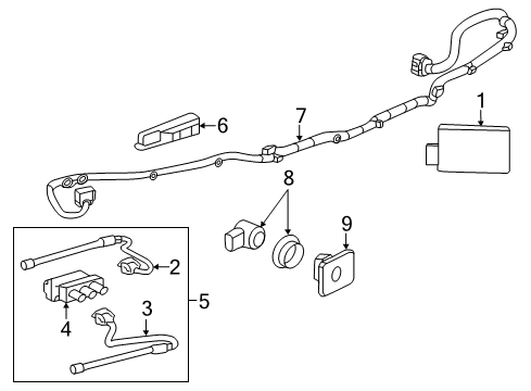 2020 GMC Terrain Parking Aid Diagram 4 - Thumbnail