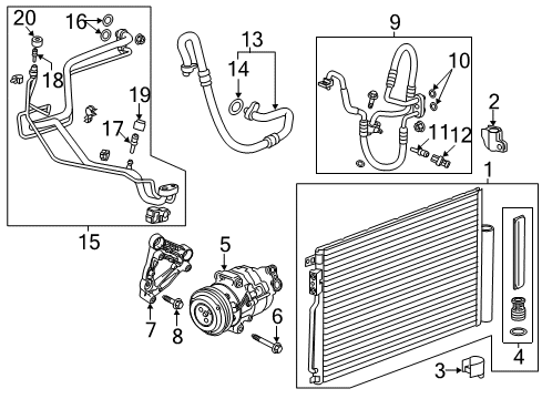 2020 Chevy Trax Air Conditioner Diagram 1 - Thumbnail