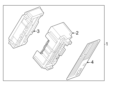 2023 Cadillac LYRIQ Fuse & Relay Diagram 1 - Thumbnail