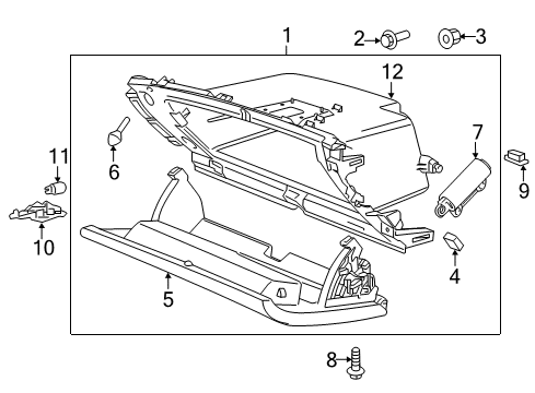 2016 Chevy Cruze Glove Box Diagram 2 - Thumbnail