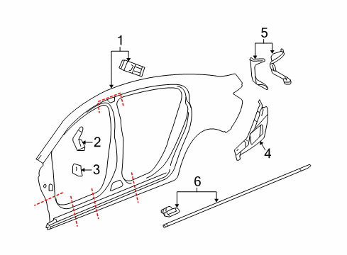 2013 Buick LaCrosse Uniside Diagram