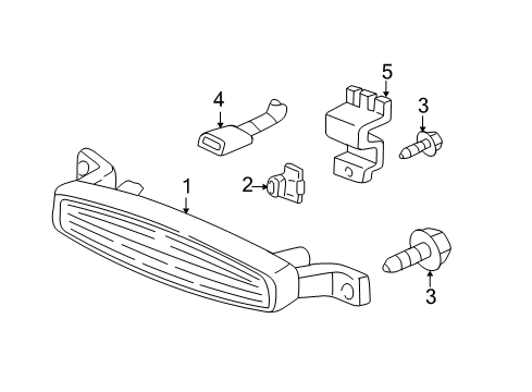 2007 Chevy Monte Carlo High Mount Lamps Diagram