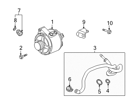 2008 Cadillac XLR Alternator Diagram