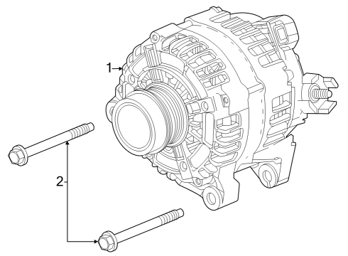 2024 Chevy Trax Alternator Diagram